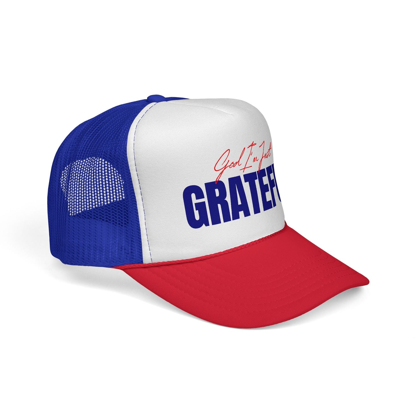 God I'm Just Grateful - Trucker Hat - WISDOM x WONDER