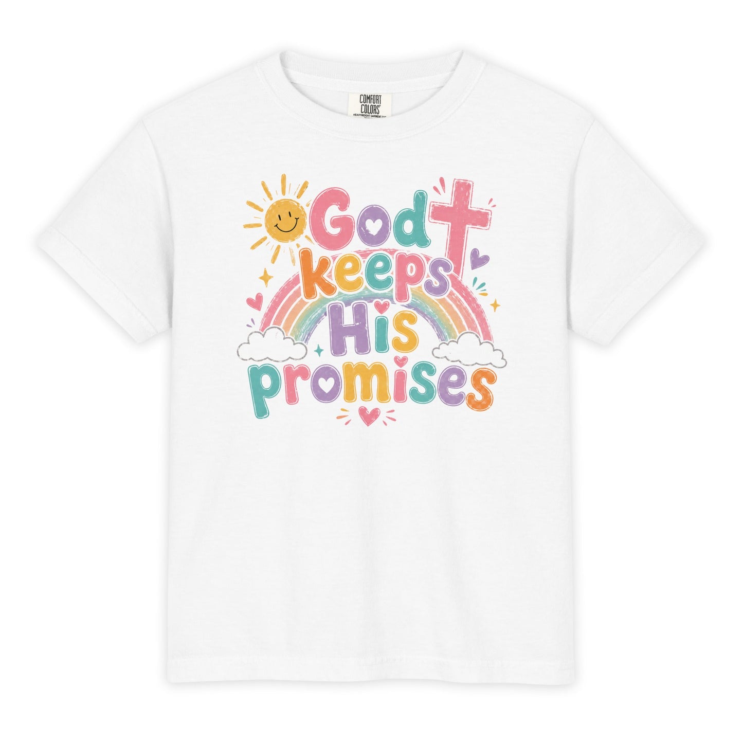 God Keeps His Promises Youth Tee | Christian Kids Shirt | Wisdom x Wonder - WISDOM x WONDER
