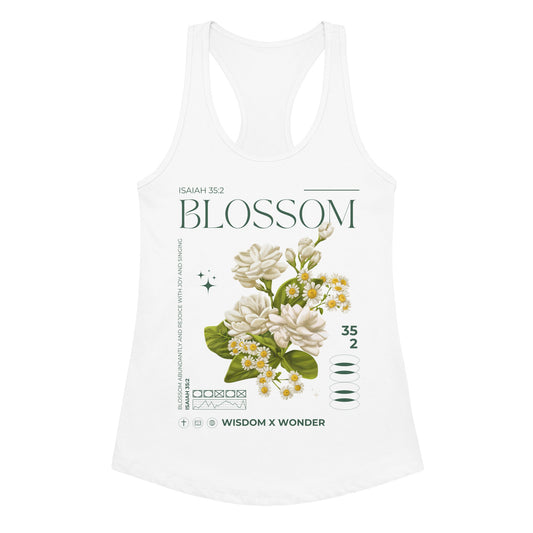 Blossom - Women’s Racerback Tank - WISDOM x WONDER