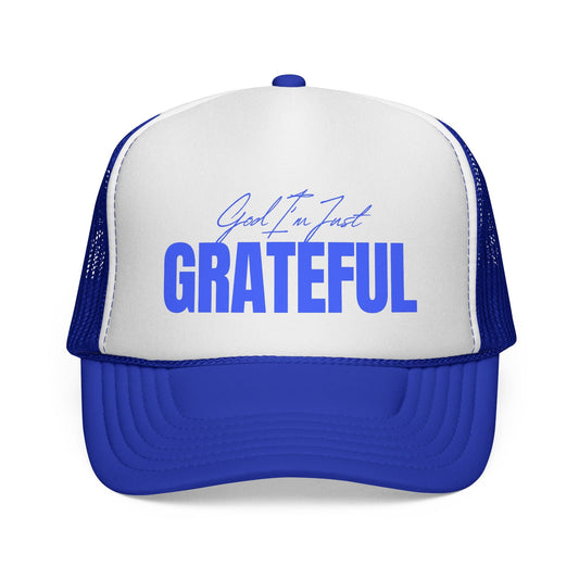 God I'm Just Grateful - Trucker Hat - WISDOM x WONDER