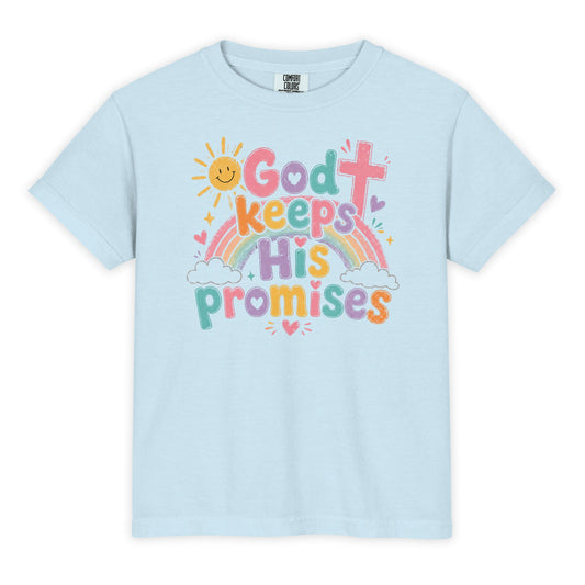 God Keeps His Promises Youth Tee | Christian Kids Shirt | Wisdom x Wonder - WISDOM x WONDER