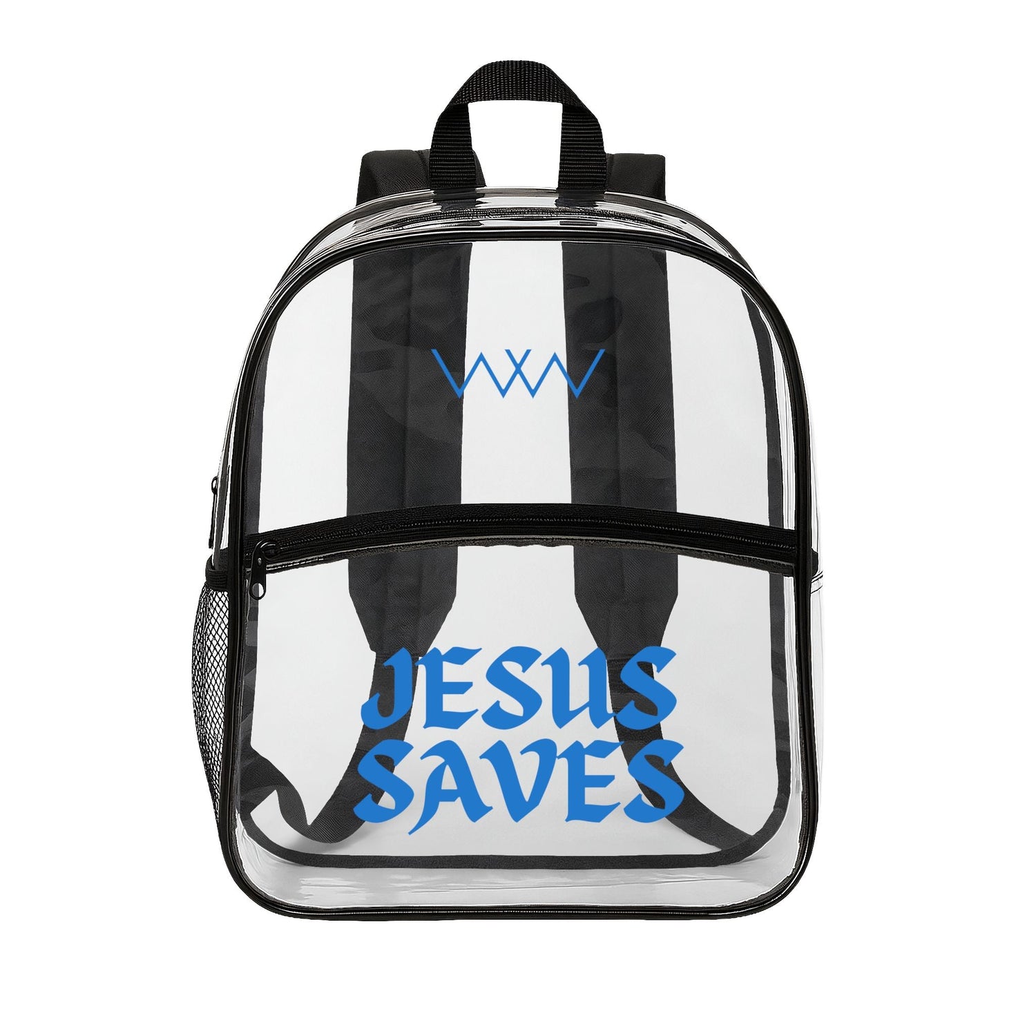 Jesus Saves | Clear Stadium Bag for Church, Concerts & School - WISDOM x WONDER