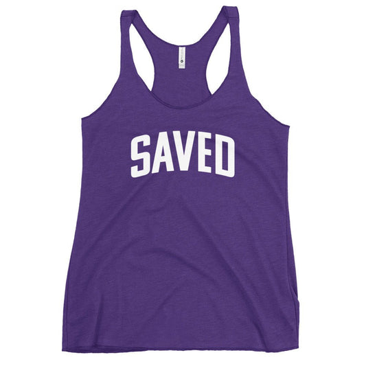 Saved - Women's Racerback Tank - WISDOM x WONDER
