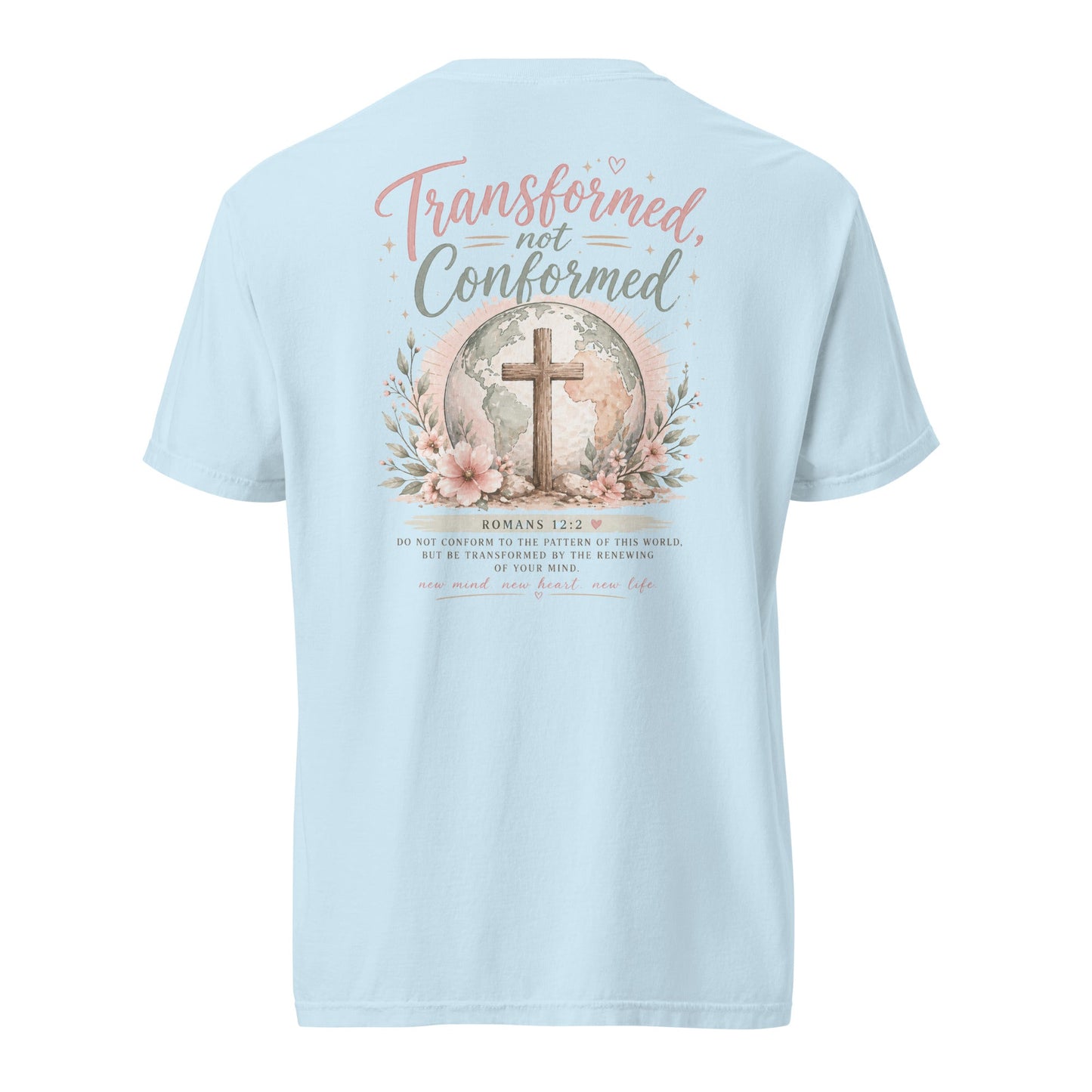 Transformed Not Conformed Women’s Tee | Romans 12:2 Christian Shirt | Wisdom x Wonder - WISDOM x WONDER