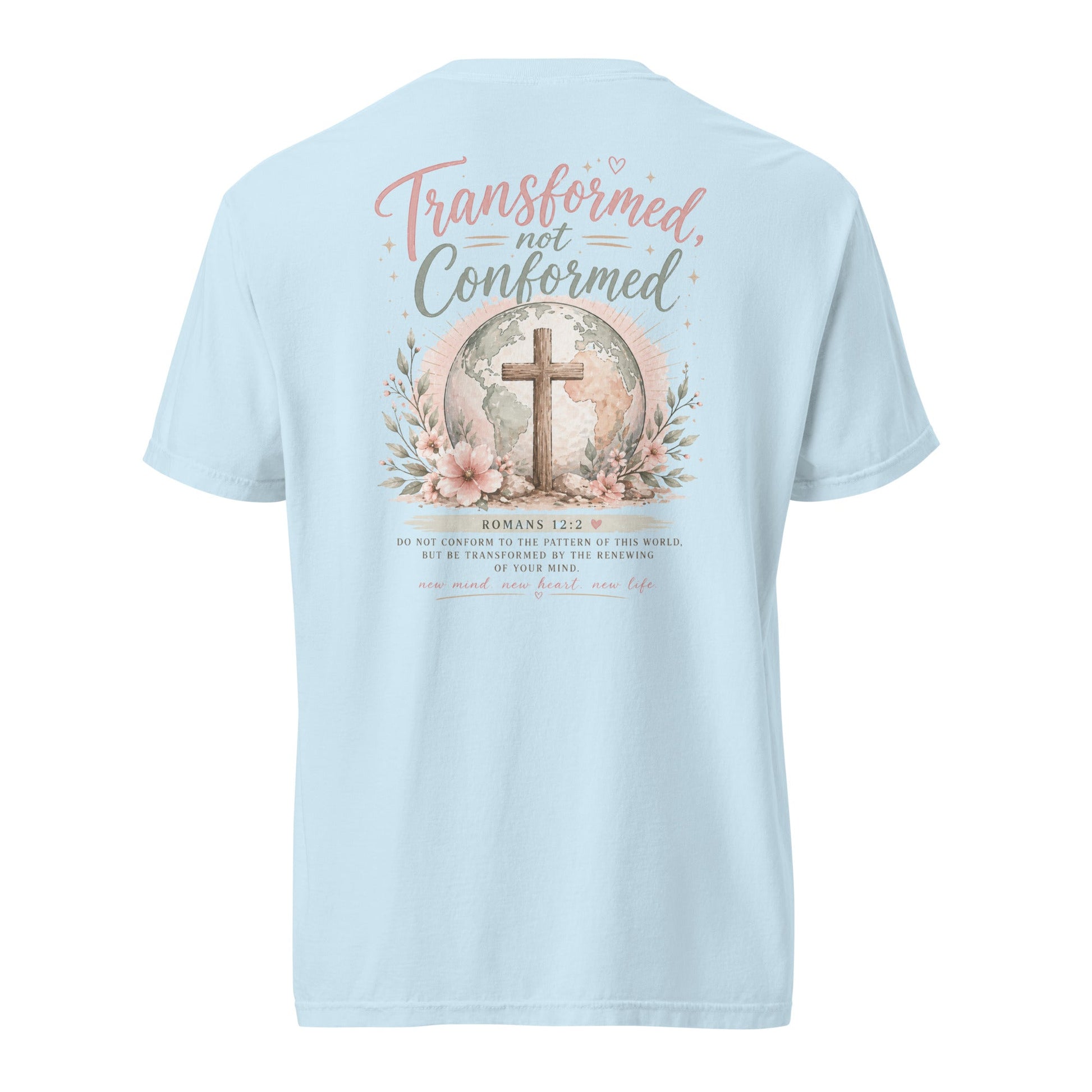 Transformed Not Conformed Women’s Tee | Romans 12:2 Christian Shirt | Wisdom x Wonder - WISDOM x WONDER