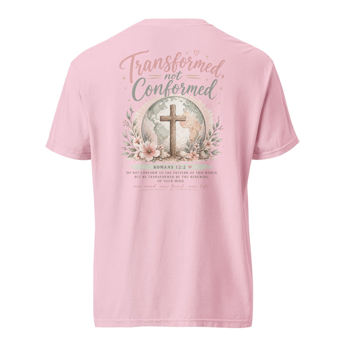 Transformed Not Conformed Women’s Tee | Romans 12:2 Christian Shirt | Wisdom x Wonder - WISDOM x WONDER