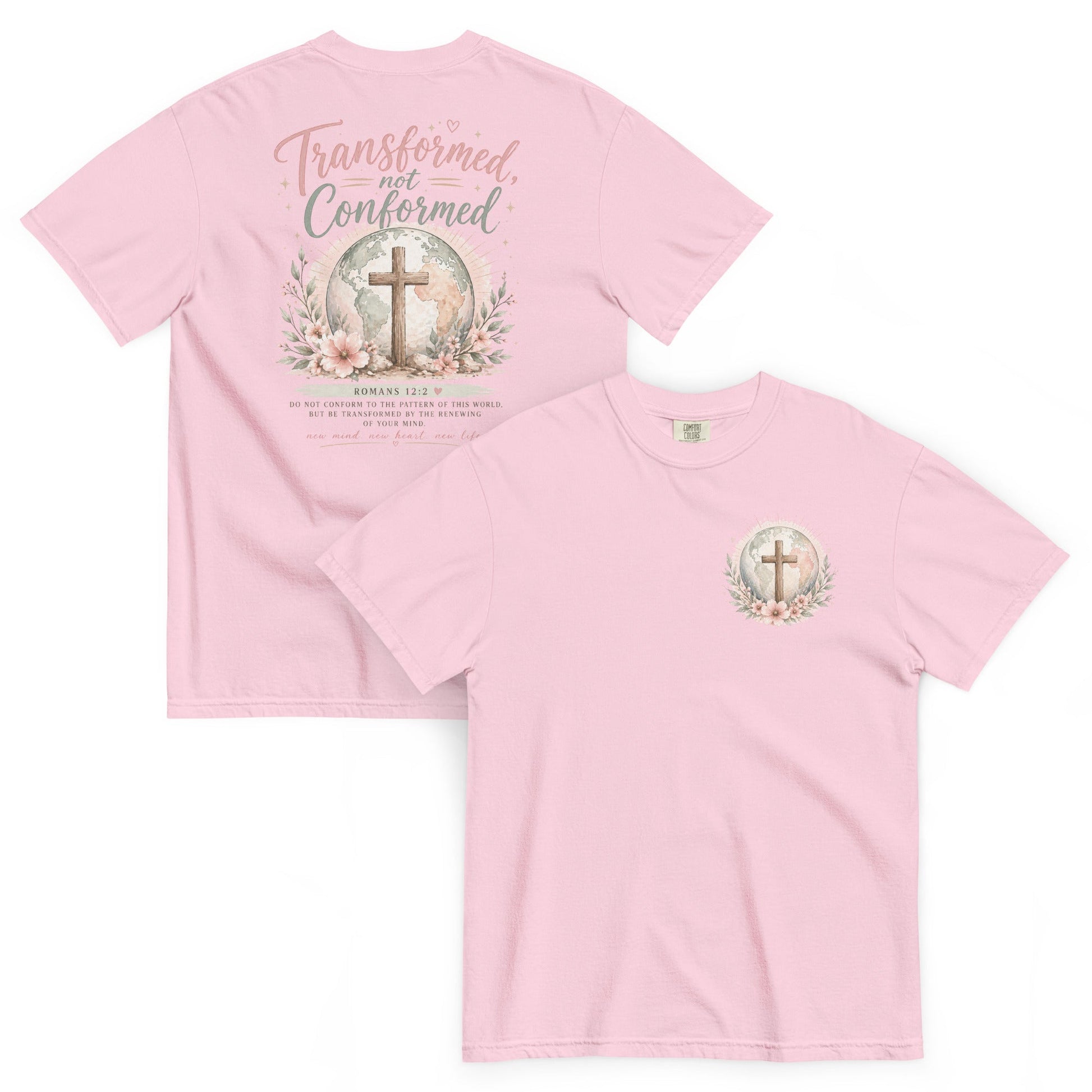 Transformed Not Conformed Women’s Tee | Romans 12:2 Christian Shirt | Wisdom x Wonder - WISDOM x WONDER