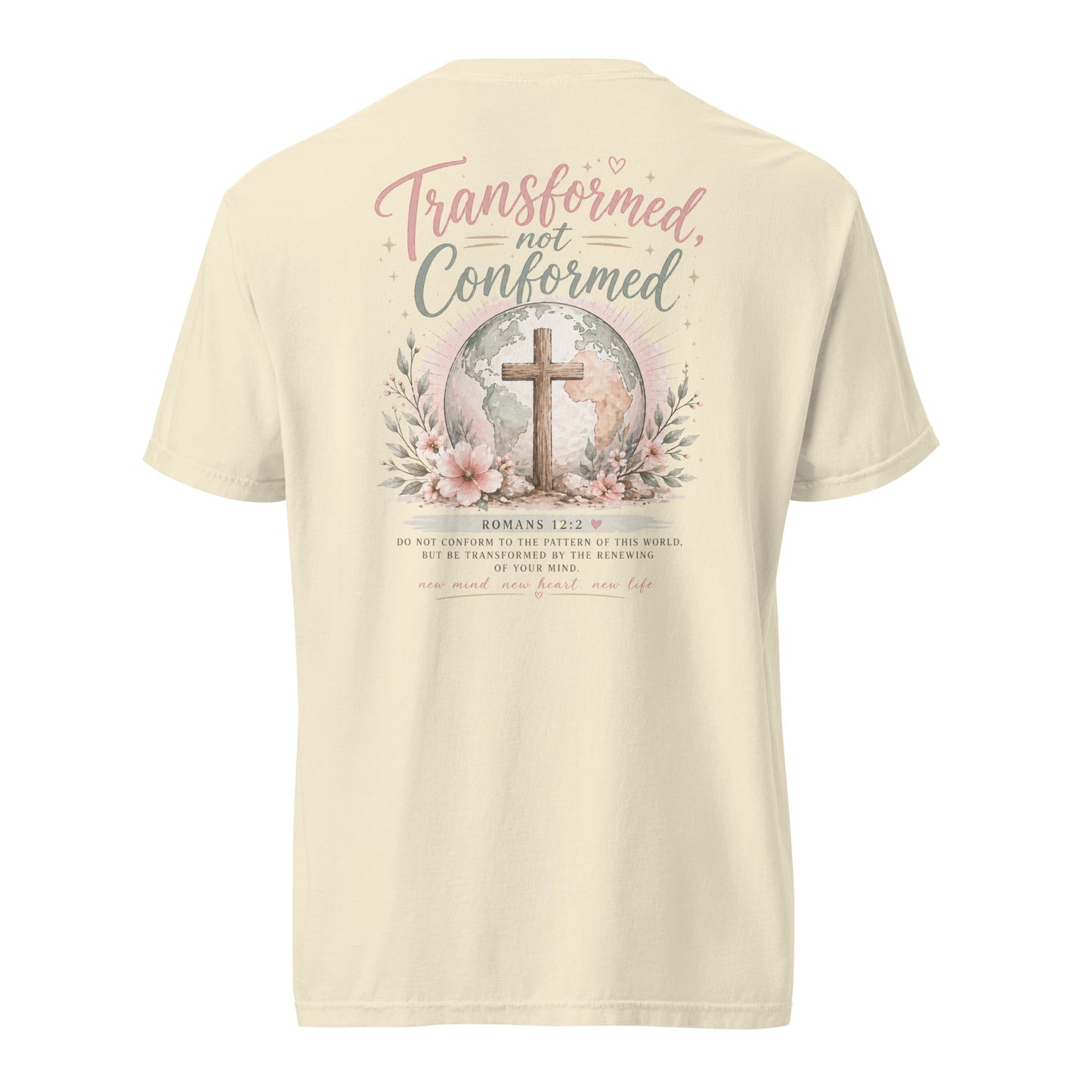 Transformed Not Conformed Women’s Tee | Romans 12:2 Christian Shirt | Wisdom x Wonder - WISDOM x WONDER