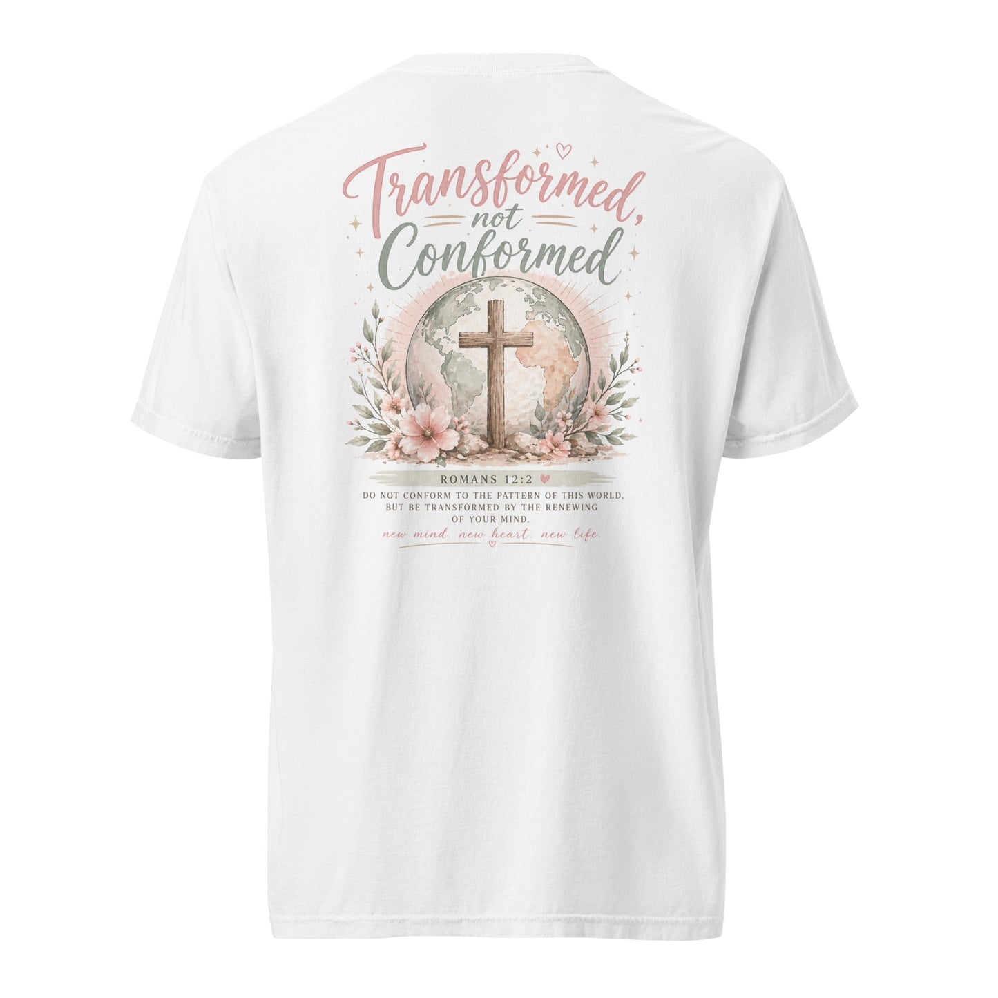 Transformed Not Conformed Women’s Tee | Romans 12:2 Christian Shirt | Wisdom x Wonder - WISDOM x WONDER