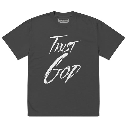 Trust God - Oversized Faded Tee - WISDOM x WONDER