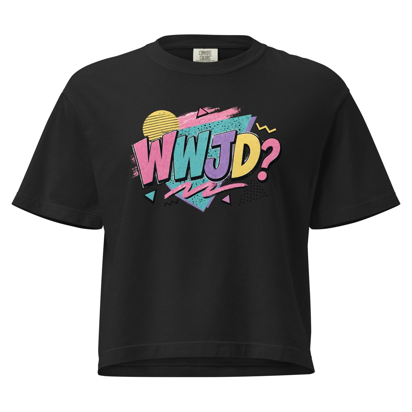 WWJD 90s Throwback BOXY Tee | Christian Shirt | Wisdom x Wonder - WISDOM x WONDER